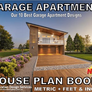 Top 10 Garage Apartment Designs - House Plans Book - Detached Garage Plans with Living Quarters –Includes Metric & Imperial Measurements