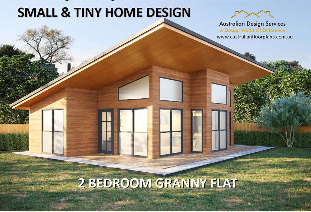 GRANNY FLAT Small and Tiny Home Design 62m2/ 670 Sq. Feet Country 2 — free download