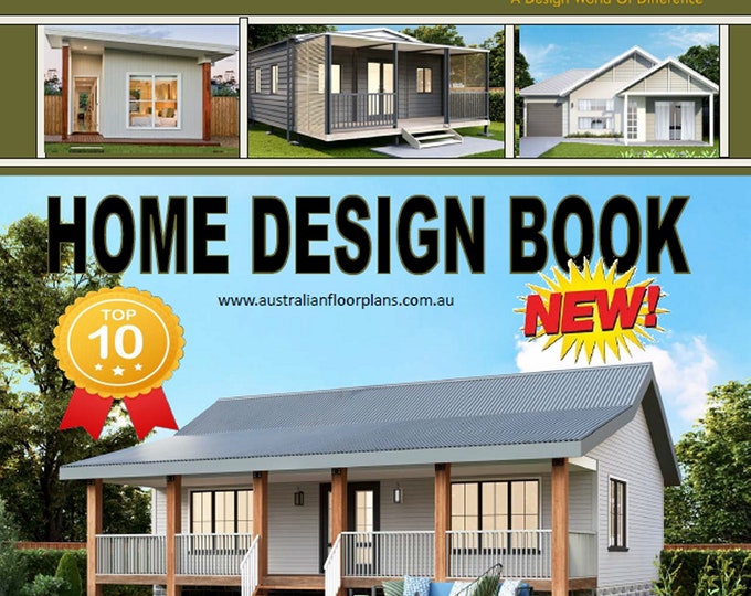 Small and Tiny Homes, Granny Flats + Granny Pods + Small Homes + 2 Bedroom Homes Plans House plans Book