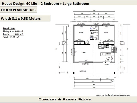 60 Life 700sq Foot 60 M2 Living Area 2 Bedrooms Granny Flat House Design Granny Flat Requirements Concept House Plans For Sale