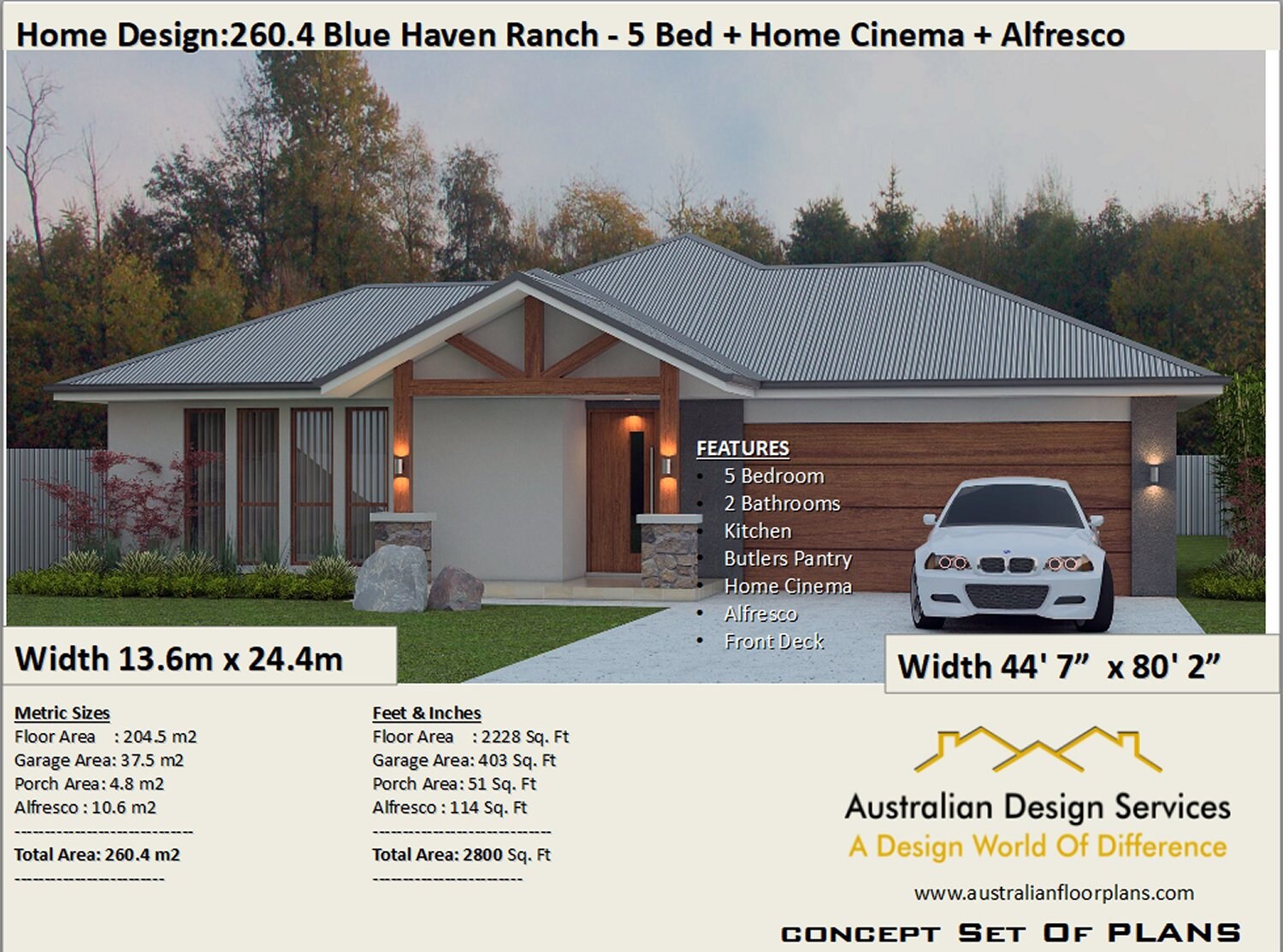 Country 5 Bed House Plans 260 4 M2 Or 2800 Sq Feet 5 Bedroom Design 5 country-5-bed-house-plans-260-4-m2-or-2800-sq-feet-5-bedroom-design-5