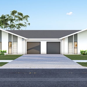 Multi Family Duplex House Plans/ 4 Bedroom Home/ modern duplex | #Multi Family  Duplex | #dual #duplex design #Concept House Plans for Sale