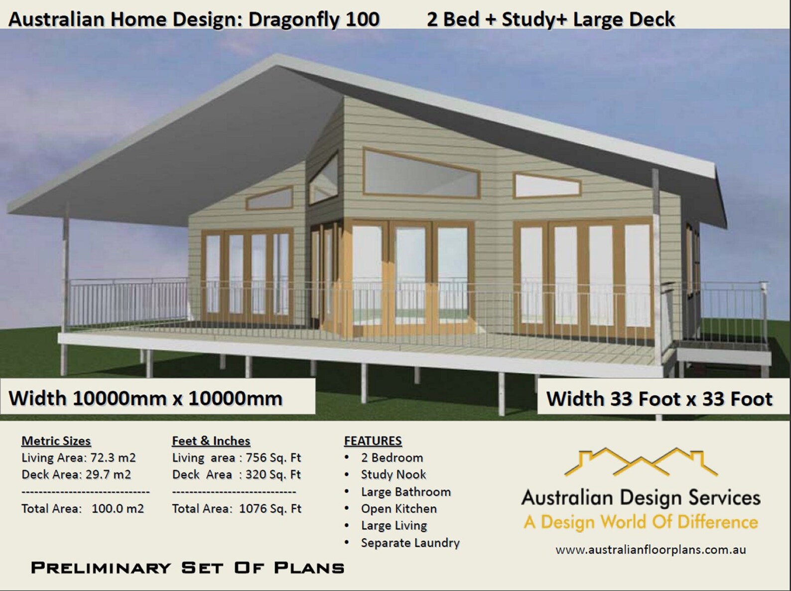 Modern Cheap to build Small House Design 2 Bed Study home Etsy