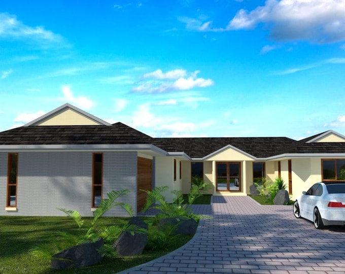 4- or 5-Bedroom house plans | 4 Bed + Office floor plans | 4 Bedroom design |  4 bed floor plan | 4 bed blueprints | 4-bed house plans