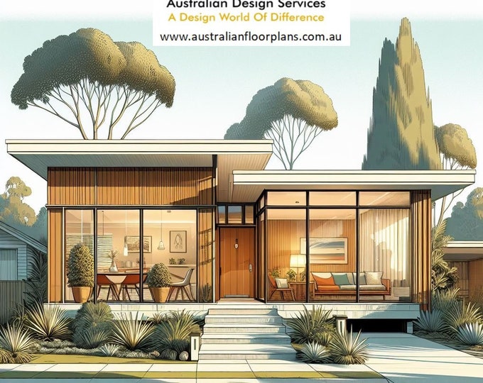 Architectural  Mid-Century Magic, Home Facades -A Journey through mid-century magic house Facades