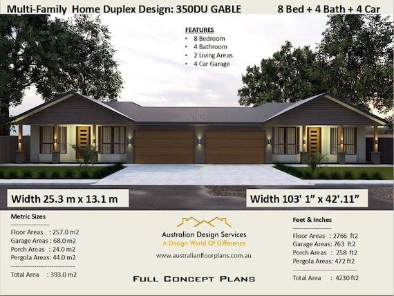 Featured image of post Duplex House Plans With Garage