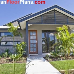 house plans small home plans - 2-bedroom House Plans - Blueprint PDF