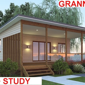 2 Bedroom house plan 89.8 m2 or 966 sq foot -  Australia and USA Concept Plans ( blueprints ) For Sale