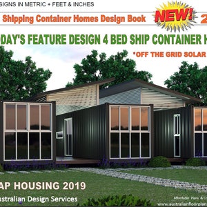 Shipping Container house plan book, Small Houses, Cabins, Container House plan -  Cheap Housing House Plans, Shipping Container house plans