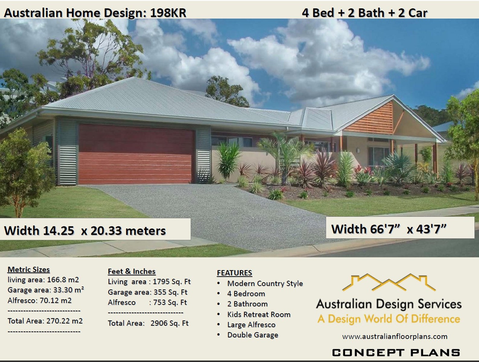 4 Bedroom House Plan Australia 270m2 2906 Sq.ft 4 Bed Etsy Australia
