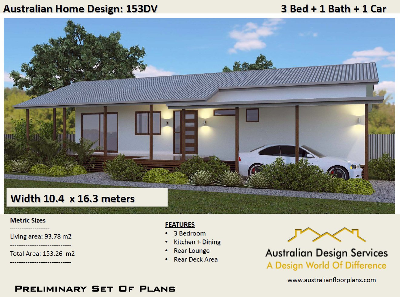 3 Bedroom Timber Floor 153 M2 Bedrooms On Stumps Plans Bedroom Timber Floor 153 M2 3 Bedrooms, Stilt House Plans Australia