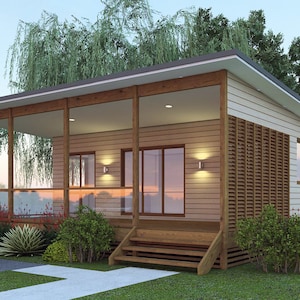 Modern 2-Bedroom, 2-Bathroom Concept Plans -This Week Only: Get a Free Construction Budget Template with All Sales!