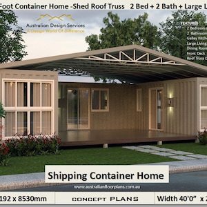 Build Plan#1200: Best Selling Shipping Container house plans 1200 SQ. FOOT | House Plans Container home | Best Selling 2 Bedroom
