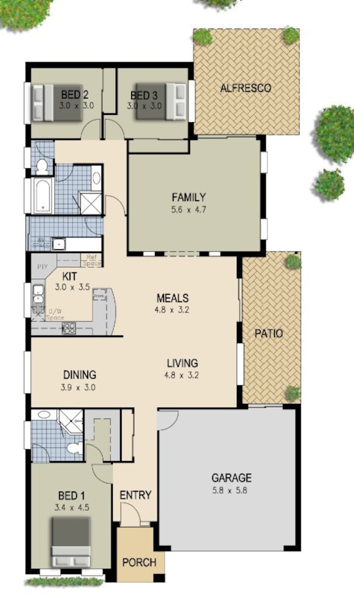 australian-4-bedroom-house-plan-book-4-bedroom-house-plan-etsy