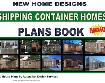 Shipping Container Homes - 10 House Plans e-Book - buy house plans catalog