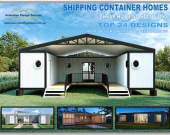 Shipping Container Homes - House Plans Book - Shipping Container Designs / house plans / Best Buy