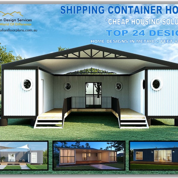 Shipping Container Homes - House Plans Book - Shipping Container Designs / house plans / Best Buy