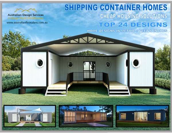 Gallery Detail: 40 Container Home Plans Full Set Architectural Plans 360Sf Modular