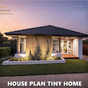 Modern 60 sq meters 645 sq ft | 2-Bedroom House Plan |Model 60 SBH | Accessory Dwelling Unit (ADU) | Guest House| Garden Cottage | Tiny Home
