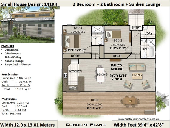 Bungalow House Plan 2 Bedrms Baths 1100 Sq Ft 157 1398 Bungalow House Plan 2 Bedrms Baths