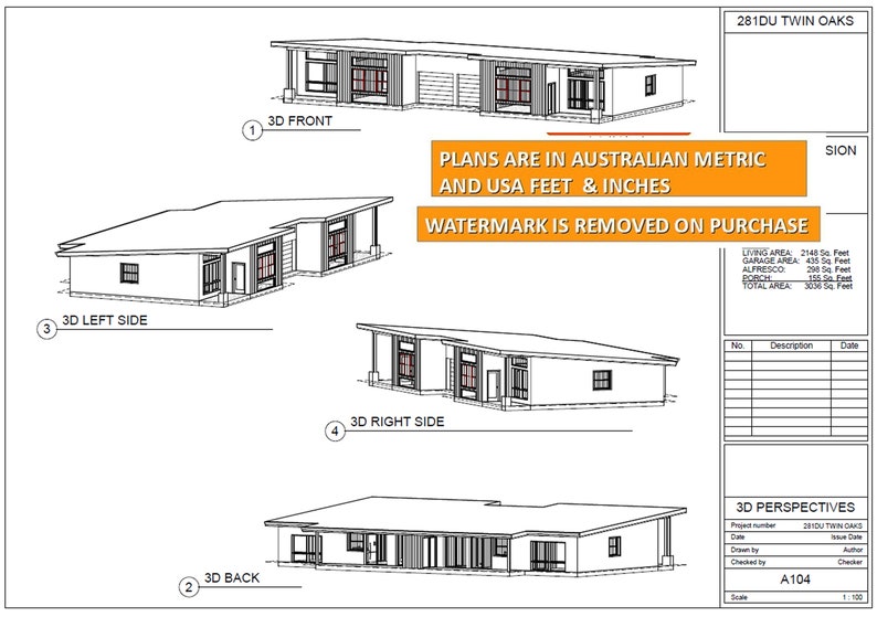 Duplex met 4 slaapkamers, best verkochte huisplannen 2 Familiehuisplan afbeelding 6