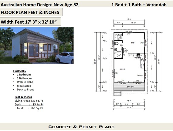 Small House Plan 52 New Age 1 Bedroom Home Design Concept House Plans For Sale