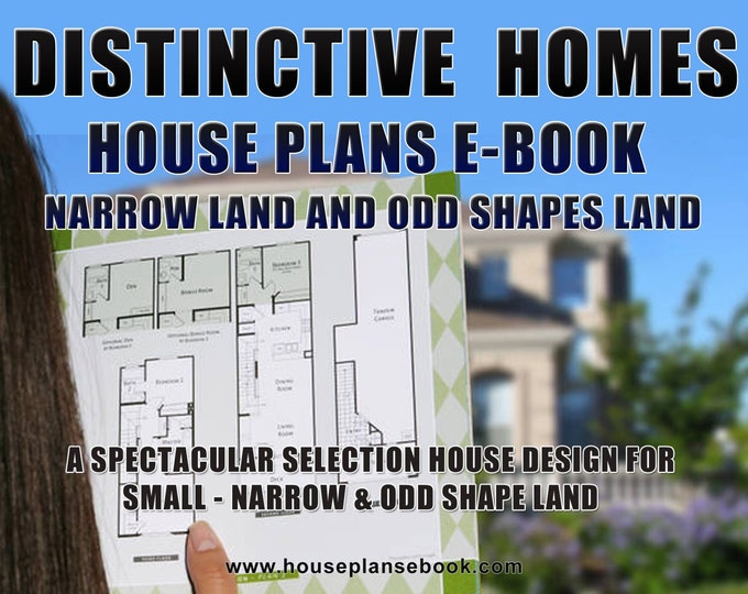 small home- House design e-book - Narrow & Small lot House Plans for small land sizes-Australian and International Home Plans catalog