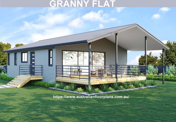 MODERN GRANNY FLAT Small and Tiny Home Design (Instant Download