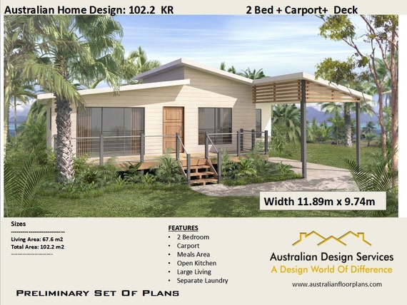 2 Bedroom Carport House Plan Living Area 676 M2 1022 M2 Concept House Plans For Sale