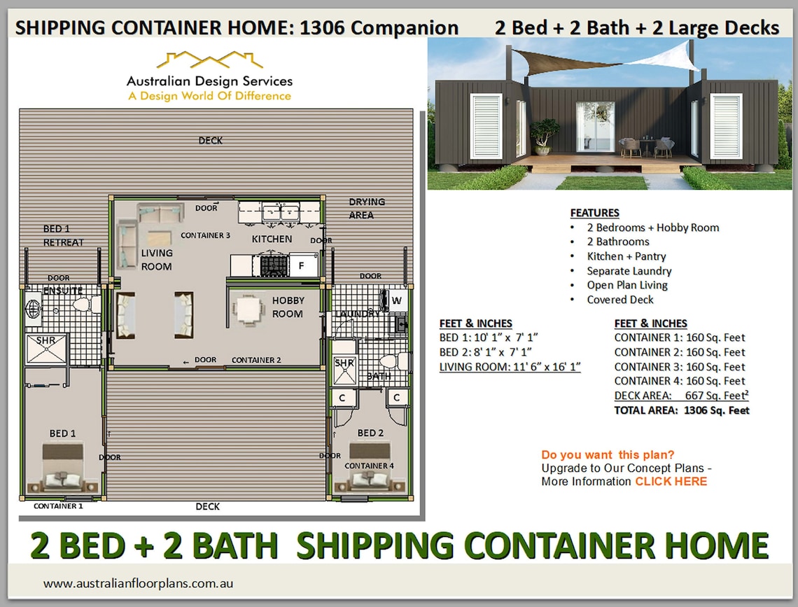 House Plans Book Shipping Container Designs / Cargo Home - Etsy