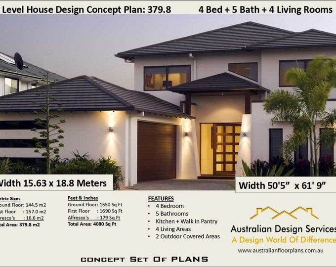 2 Level House Plan For Sale