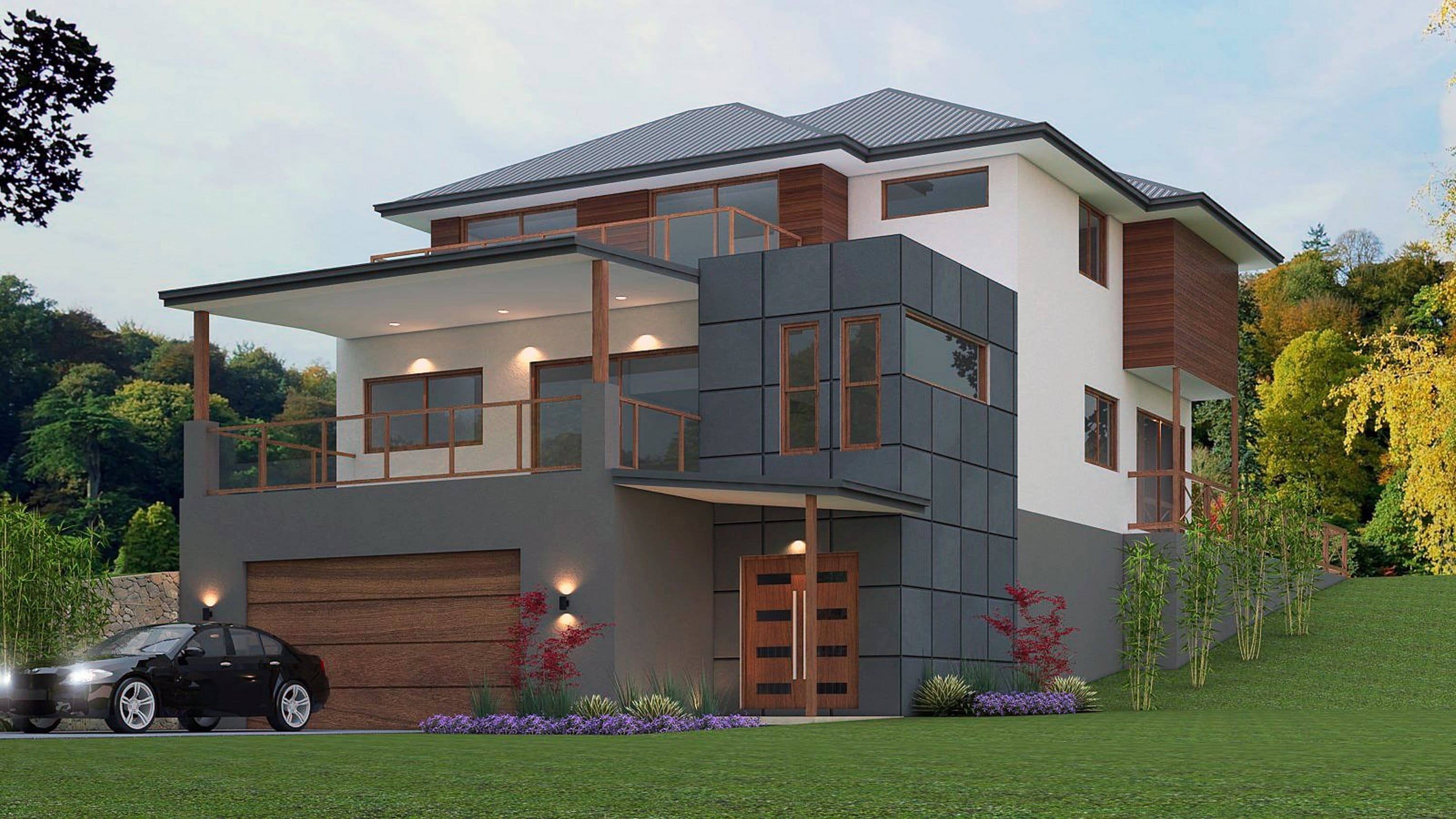 Futuristic 6 Bedroom House Plans