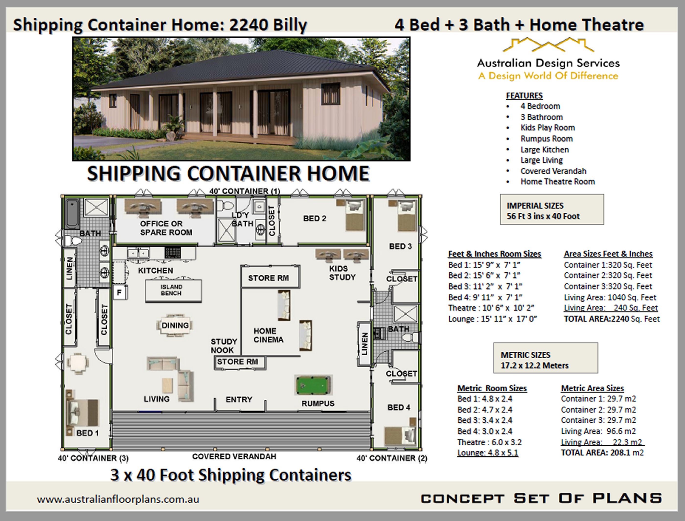 Shipping Container Home House Plans/ House Plans Cargo - Etsy