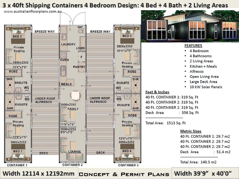 40' Shipping Container Home Plans Simple Container House Plans House