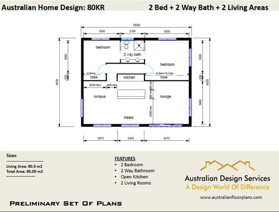 House Plan Bedroom Extension 2 Bed Granny Flat Renovations Plan House Plans Home Plans Small House Plans Tiny House Plan Australia
