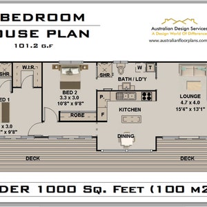 785,7 m² Pés ou 101,2 m2 | Planta de casa de 2 quartos | Planta de casa de 2 quartos - Plantas - Plantas de casas conceituais à venda