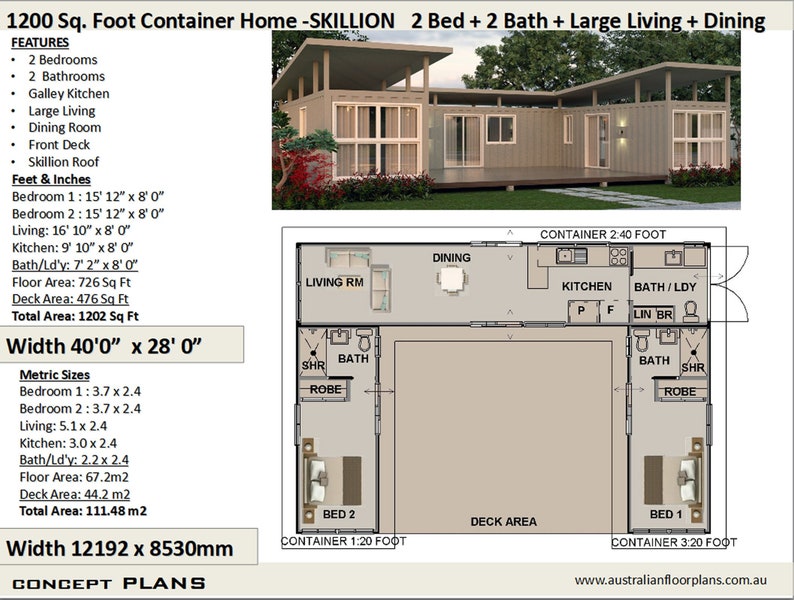 Shipping Container House Plans House Plans Container Home - Etsy