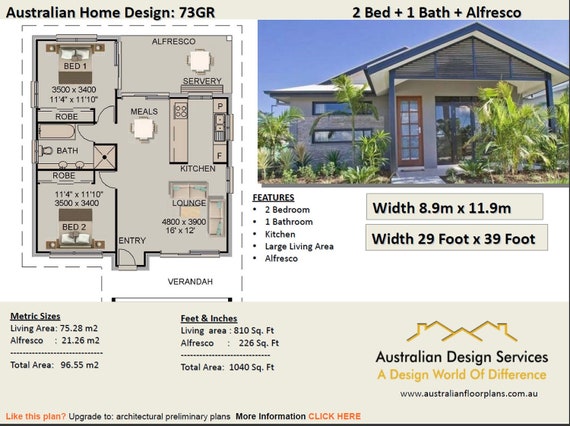 1 And 2 Bedroom House Plans Book Small Houses Granny Flats Design Book House Plans Small House Plans House Plans Australia