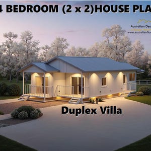 4 Self-Contained Duplex Villas–2 Duplex Pairs 4 Bathrooms, Dual Kitchenettes & Covered Patios | Ideal for B and B, Rental or Multi-Family