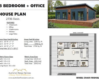 Build Plan#2736 Oasis: Top-Rated Shipping Container House Plans, 3 Bedrooms, Office, and 2 Bathrooms | Favorite Designs for Container Homes