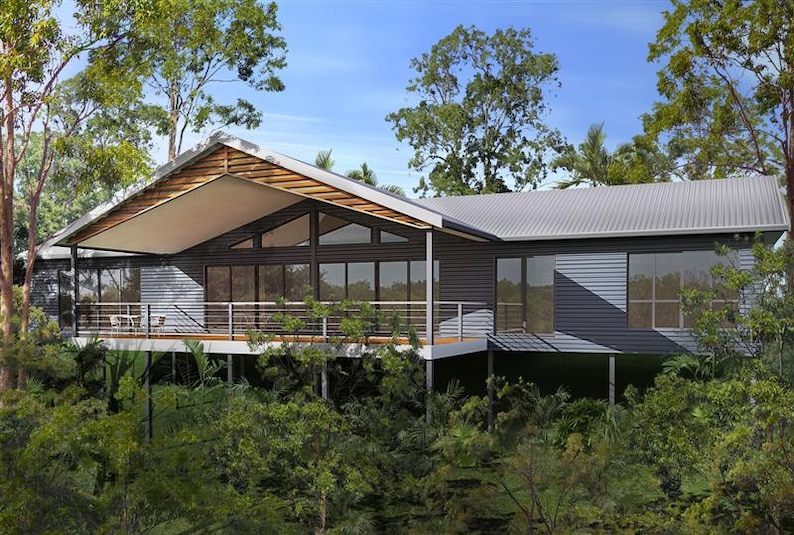 Hillside House Floor Plans for Sloping Land Over 50 Homes Designs