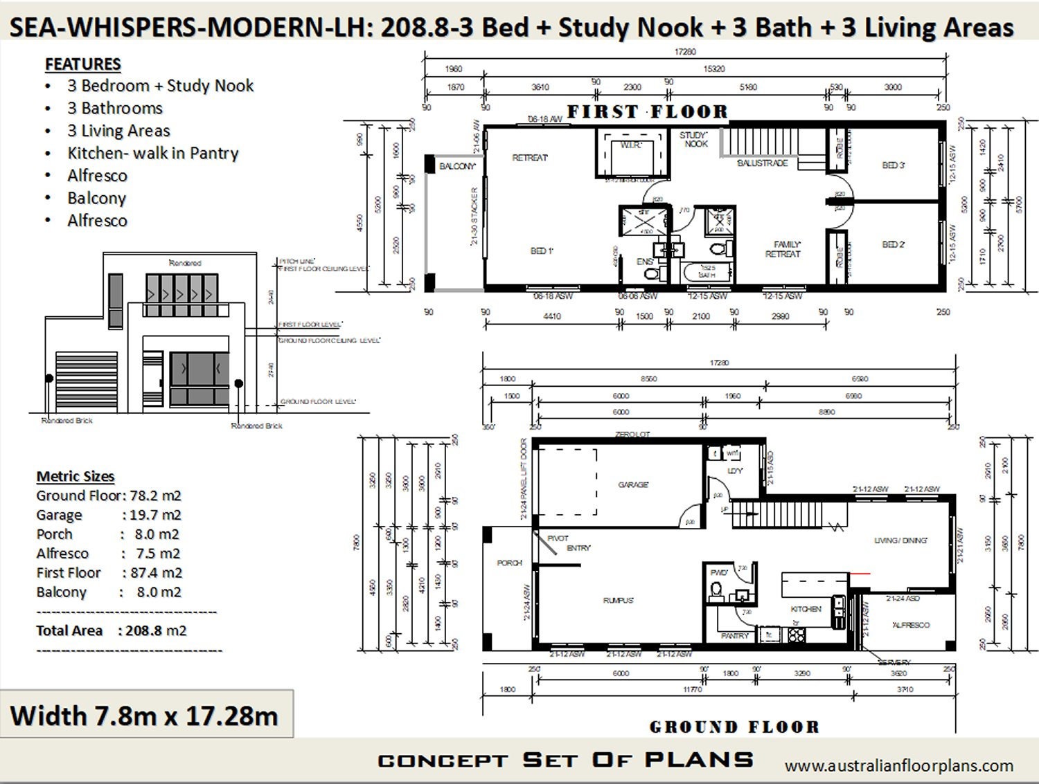 Two Story Townhouse Floor Plans Narrow - Zion Star