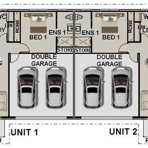 Spectacular Duplex House Plans House Plans Duplex Design | ideal for modern families or as an investment property.