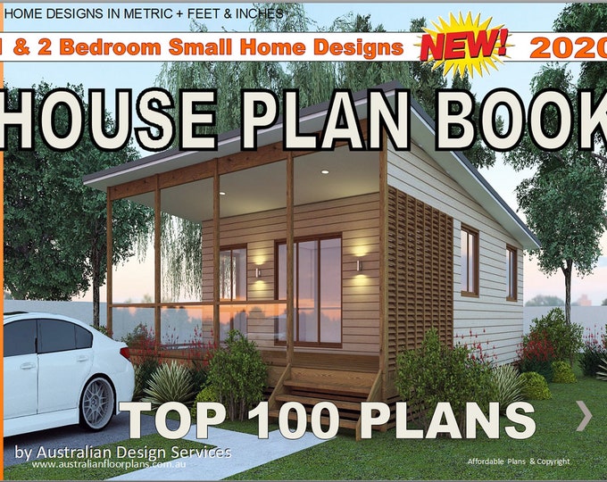 E1/2 1 & 2 Bedroom Small and Tiny House Plans, Granny Flats + Granny Pods + Small Homes + Ship Container Homes Plans  House plans catalog.