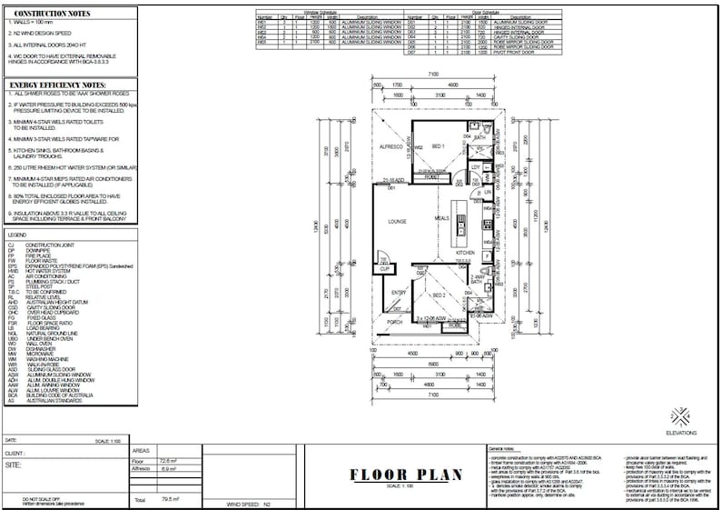 2 Bedroom Small House Plans | Modern Home Design | 2 Bath Floor Plan ...
