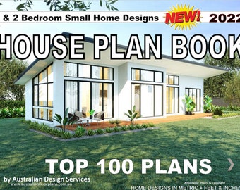 Small Houses & Granny Flats Home Design Book -Australian and International Home Plans blueprints catalog