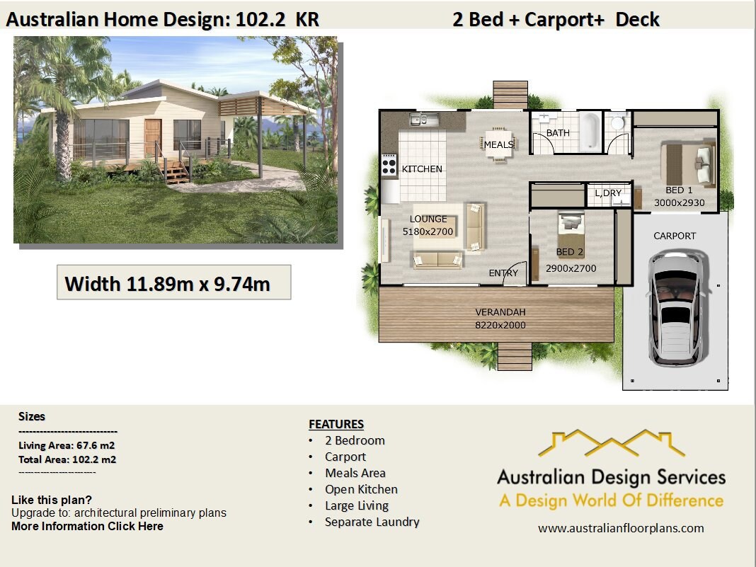 2 and 3 Bedroom House Plan Design Book- Tiny House Plans, Small & Tiny ...