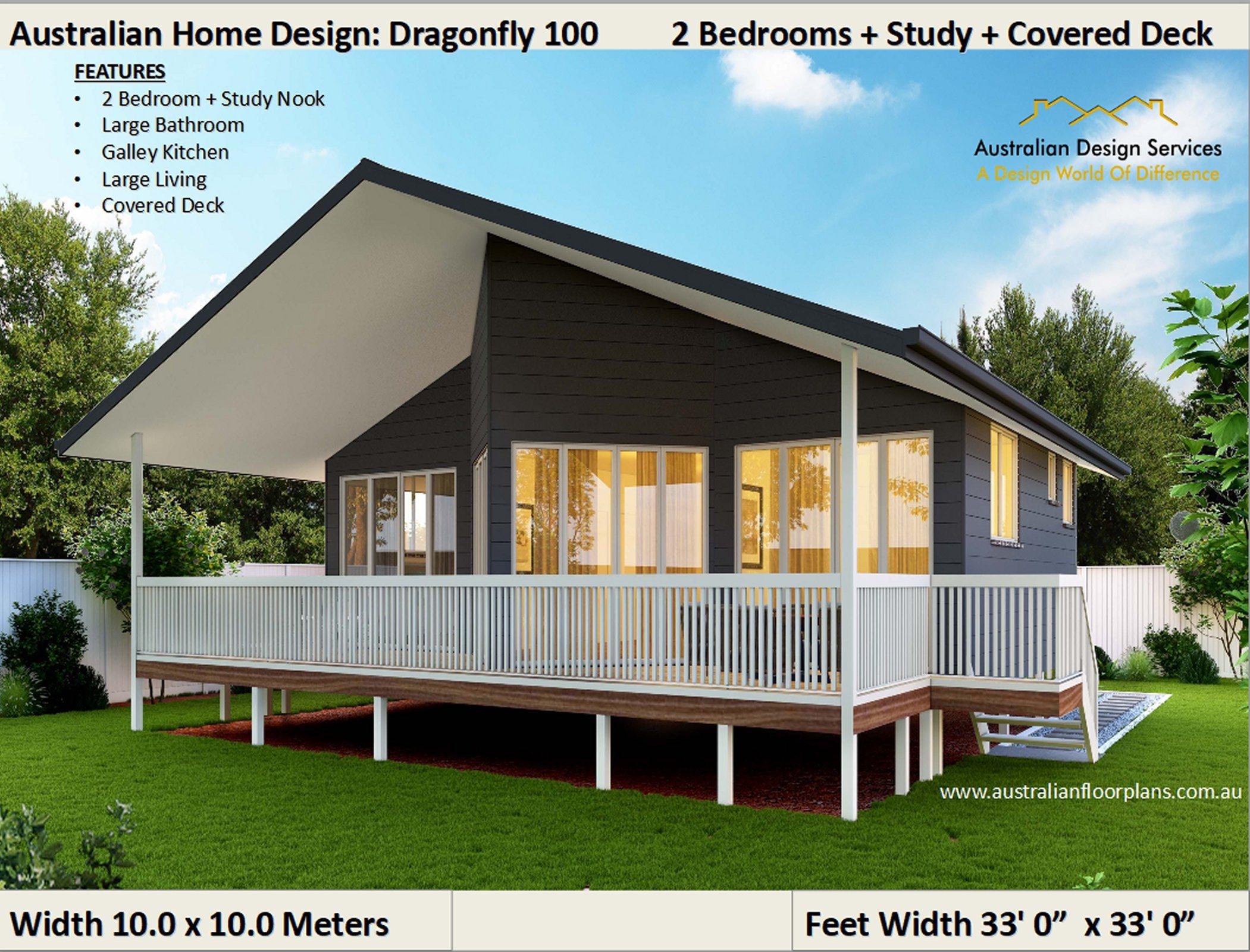 MODERN GRANNY FLAT Small and Tiny Home Design (Instant Download