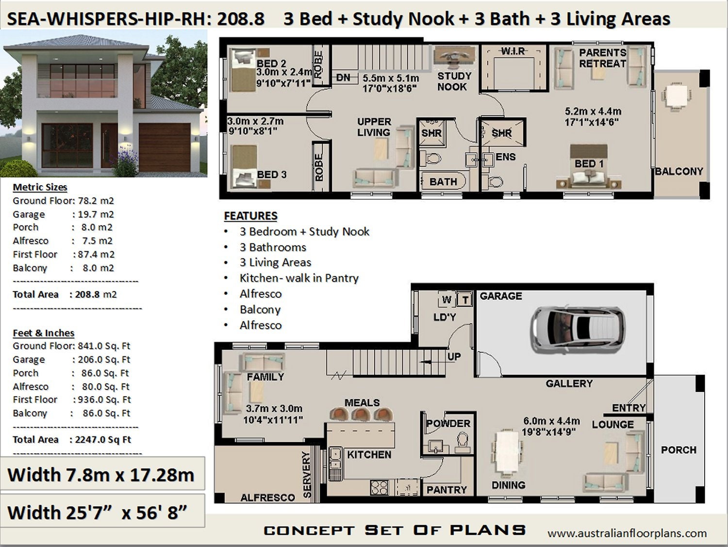 4 Bedroom Two  Story  House  Design Bedroom Designs