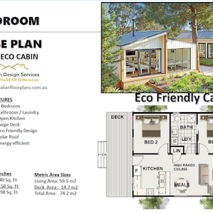 Curated visual reference: Gallery Detail: Modern Eco Friendly 2 Bedroom House Plans Smart Sustainable Living